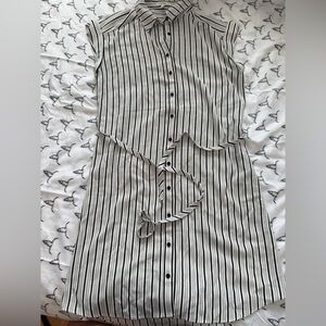 Maurices Black and White Striped Dress